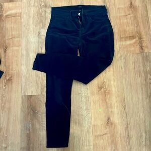 J crew stretch blue skinny corduroy pants